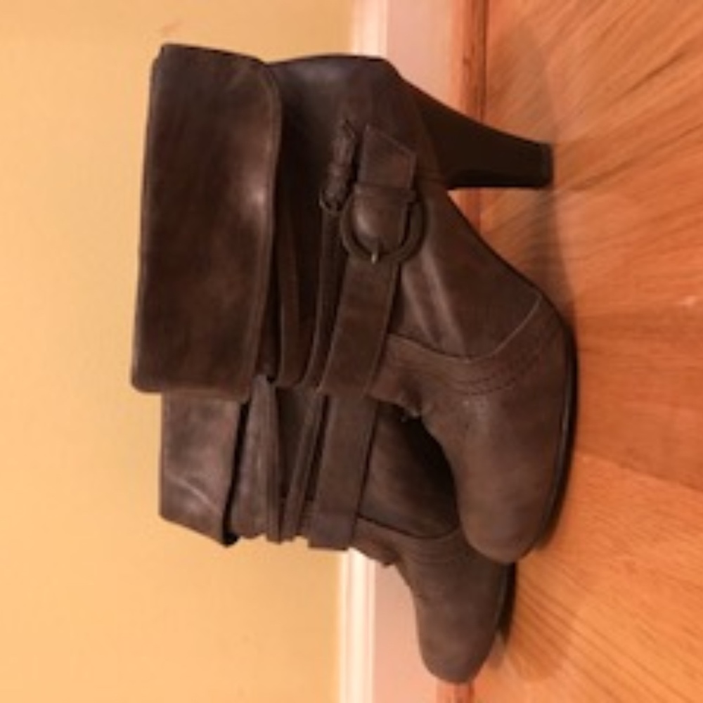 Cathy Jean Brown Ankle Booties